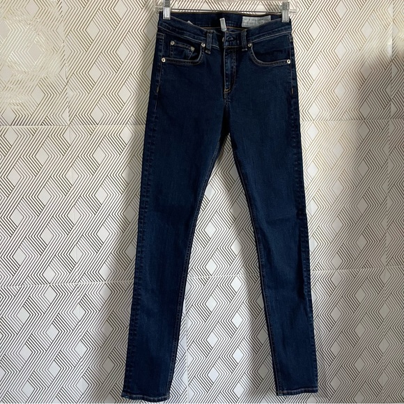 Rag & Bone High Rise Skinny Jeans SZ 27 - Picture 1 of 9